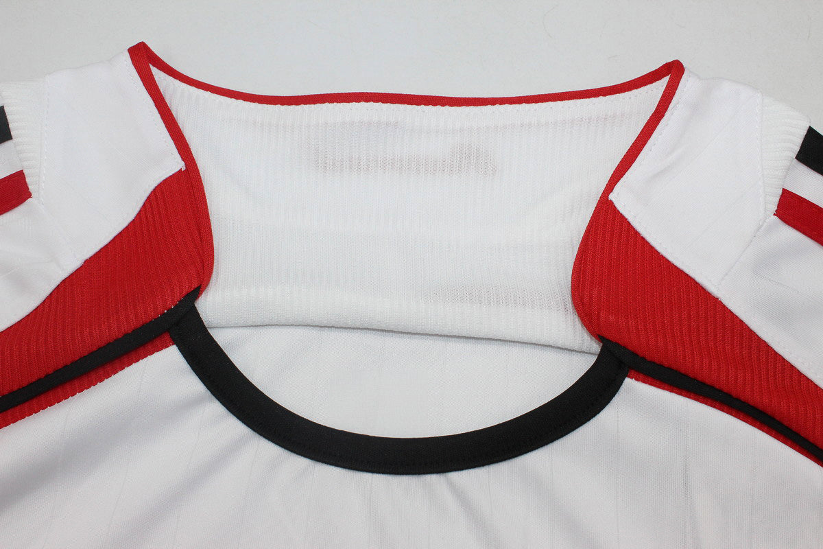 AC Milan 2006/07 White Away Retro Soccer Jersey