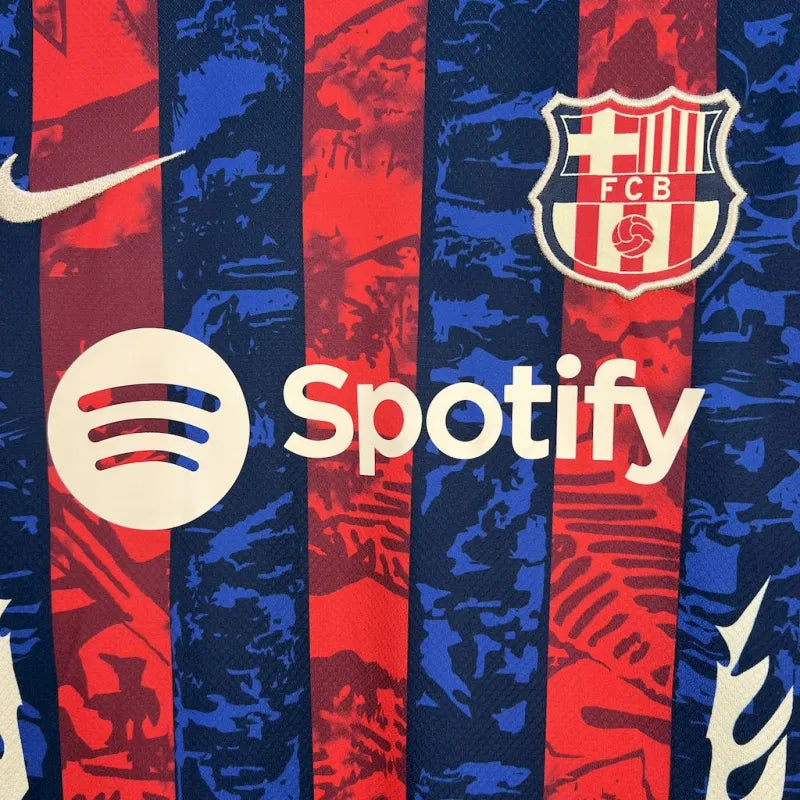 25-26 Barcelona Red-Blue Special Soccer Jersey
