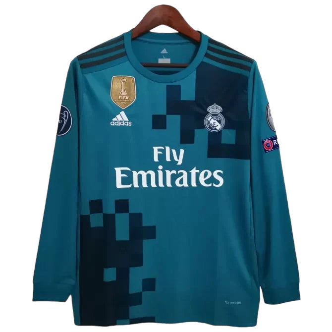 Ronaldo 7 - 2017/18 Merengues Third Fullsleeves Jersey - Retro