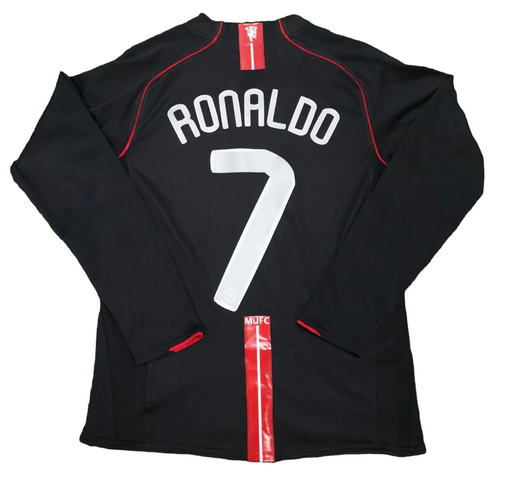 2007-08 Ronaldo 7- Manchester United Away Fullsleeves - Retro