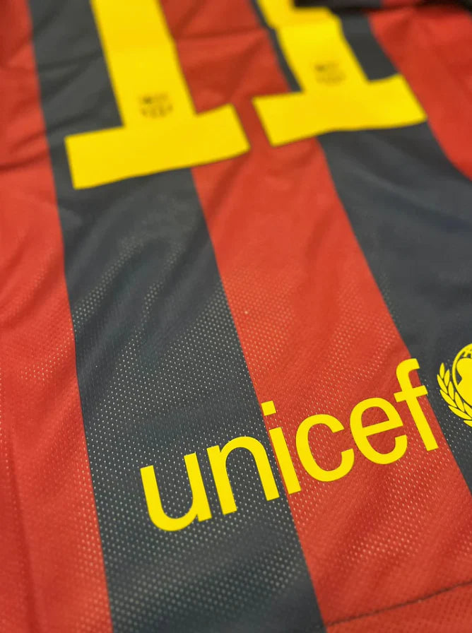 14-15 Barcelona Home Retro Jersey Player Version