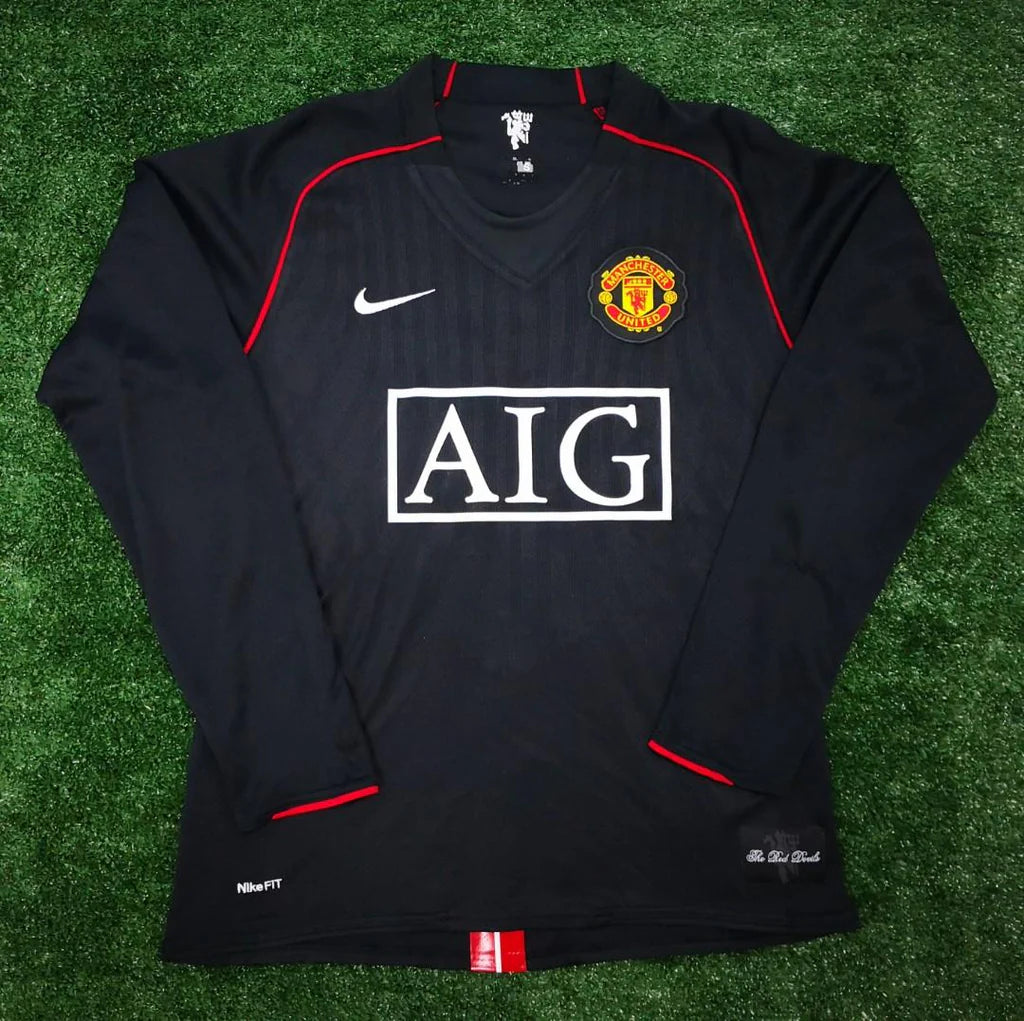 2007-08 Ronaldo 7- Manchester United Away Fullsleeves - Retro
