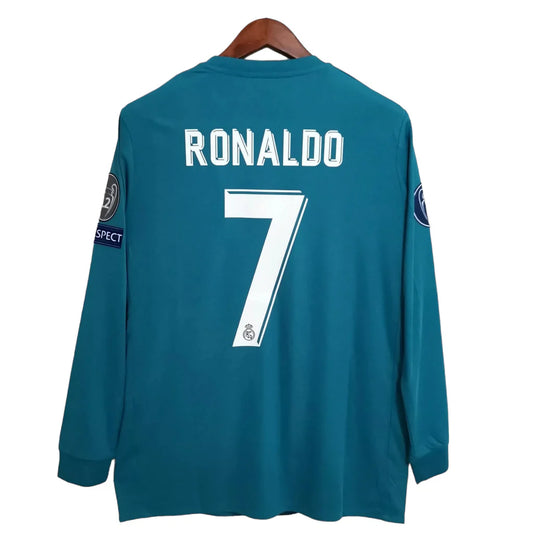 Ronaldo 7 - 2017/18 Merengues Third Fullsleeves Jersey - Retro