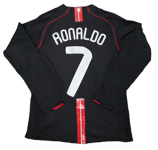 2007-08 Ronaldo 7- Manchester United Away Fullsleeves - Retro