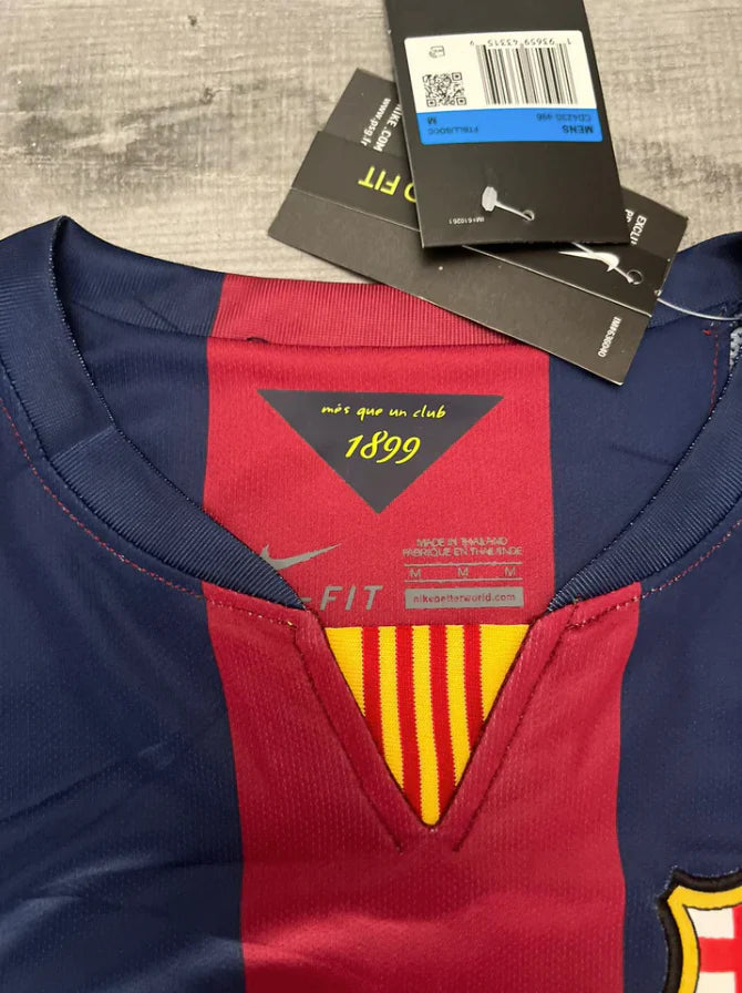 14-15 Barcelona Home Retro Jersey Player Version