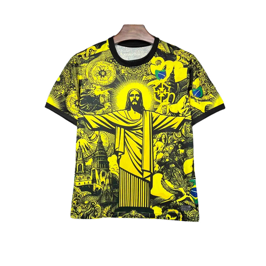 2024 Brazil Christ the Redeemer Special Kit Shirt Football