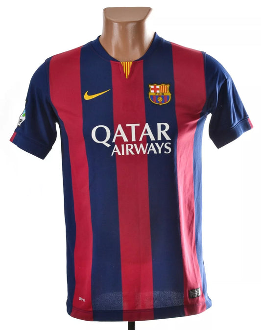 14-15 Barcelona Home Retro Jersey Player Version