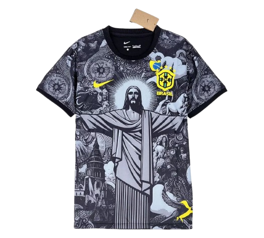 2024 Brazil Christ the Redeemer Special Kit Shirt Football